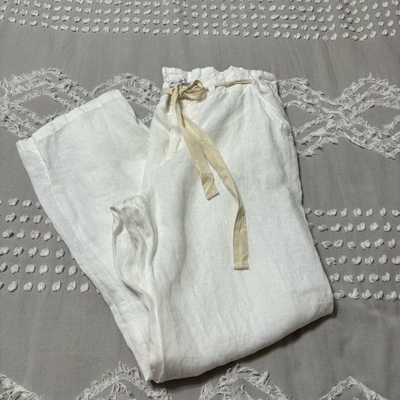 Johnnie Was "JW Los Angeles" Linen Drawstring Pants. Size XL NWOT - Picture 1 of 11
